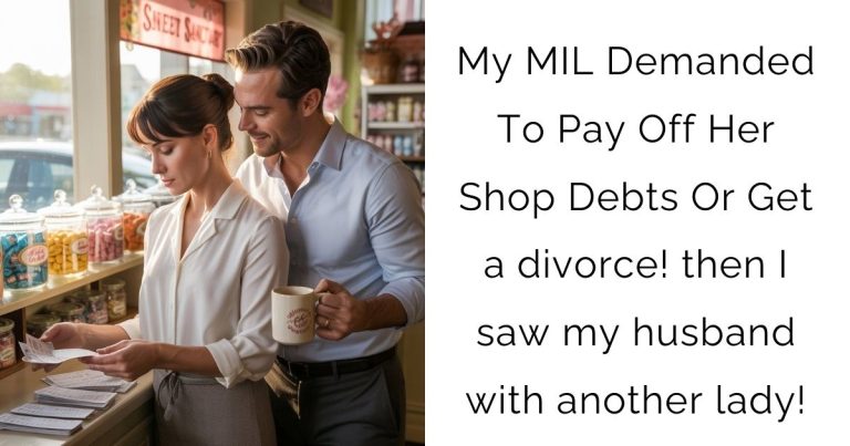 My MIL Demanded To Pay Off Her Shop Debts Or Get a divorce! then I saw my husband with another lady!