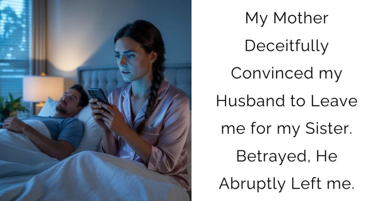 My Mother Deceitfully Convinced my Husband to Leave me for my Sister. Betrayed, He Abruptly Left me.
