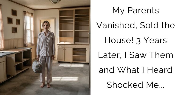 My Parents Vanished, Sold the House! 3 Years Later, I Saw Them and What I Heard Shocked Me…
