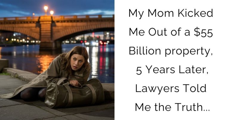 My Mom Kicked Me Out of a $55 Billion property, 5 Years Later, Lawyers Told Me the Truth…