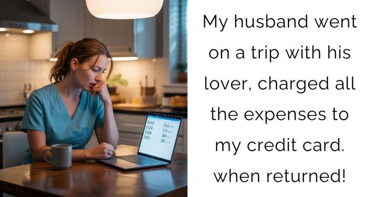 My husband went on a trip with his lover, charged all the expenses to my credit card. when returned!