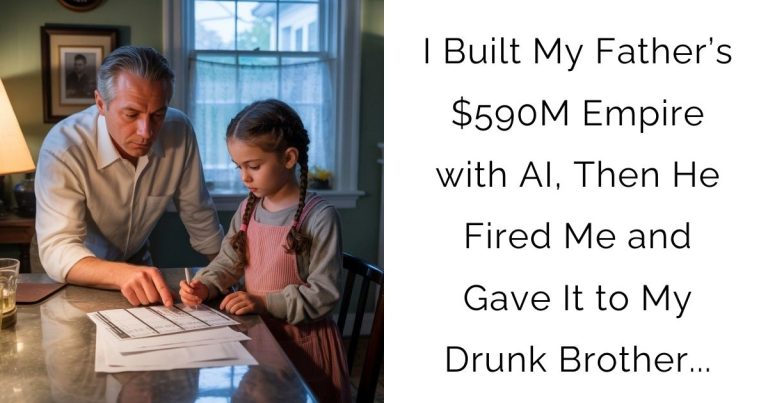 I Built My Father’s $590M Empire with AI, Then He Fired Me and Gave It to My Drunk Brother…