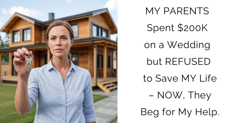MY PARENTS Spent $200K on a Wedding but REFUSED to Save MY Life – NOW, They Beg for My Help.