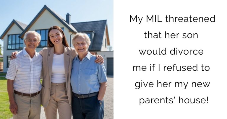 My MIL threatened that her son would divorce me if I refused to give her my new parents’ house!