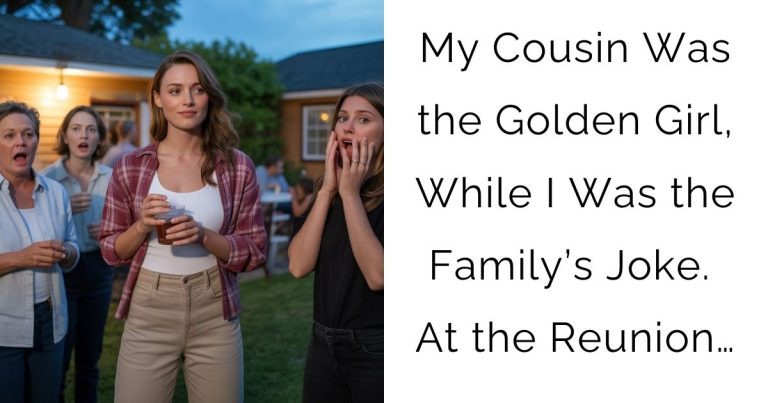My Cousin Was the Golden Girl, While I Was the Family’s Joke. At the Reunion…
