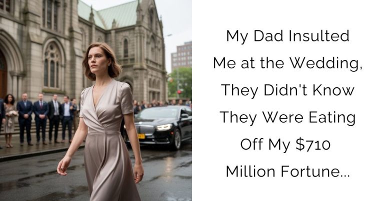 My Dad Insulted Me at the Wedding, They Didn’t Know They Were Eating Off My $710 Million Fortune…