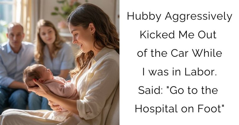 Hubby Aggressively Kicked Me Out of the Car While I was in Labor. Said: “Go to the Hospital on Foot”