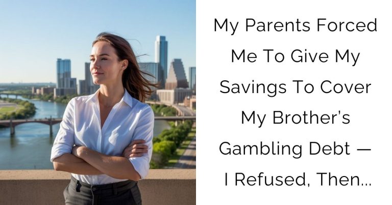 My Parents Forced Me To Give My Savings To Cover My Brother’s Gambling Debt — I Refused, Then…
