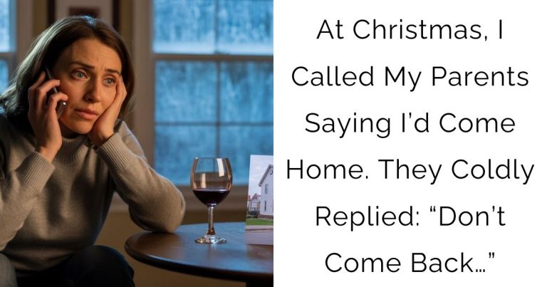 At Christmas, I Called My Parents Saying I’d Come Home. They Coldly Replied: “Don’t Come Back…”