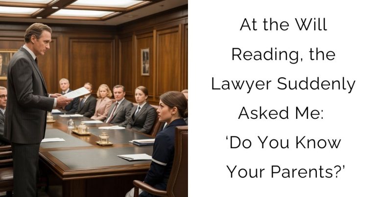 At the Will Reading, the Lawyer Suddenly Asked Me: ‘Do You Know Your Parents?’