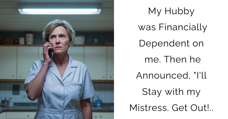 My Hubby was Financially Dependent on me. Then he Announced, “I’ll Stay with my Mistress. Get Out!..