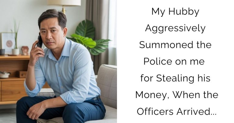 My Hubby Aggressively Summoned the Police on me for Stealing his Money, When the Officers Arrived…