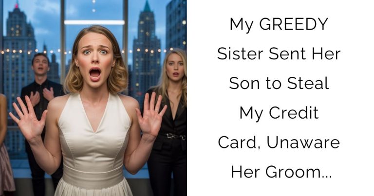 My GREEDY Sister Sent Her Son to Steal My Credit Card, Unaware Her Groom…