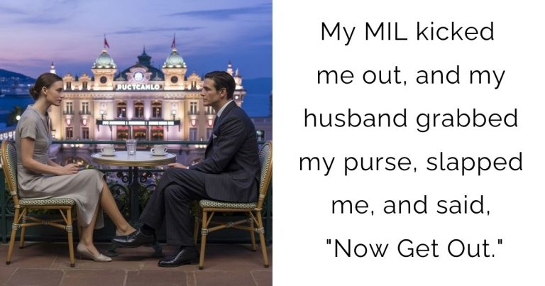 My MIL kicked me out, and my husband grabbed my purse, slapped me, and said, “Now Get Out.”