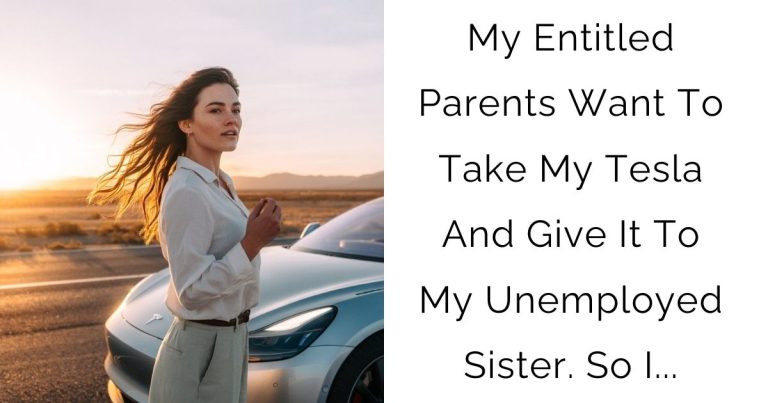 My Entitled Parents Want To Take My Tesla And Give It To My Unemployed Sister. So I…