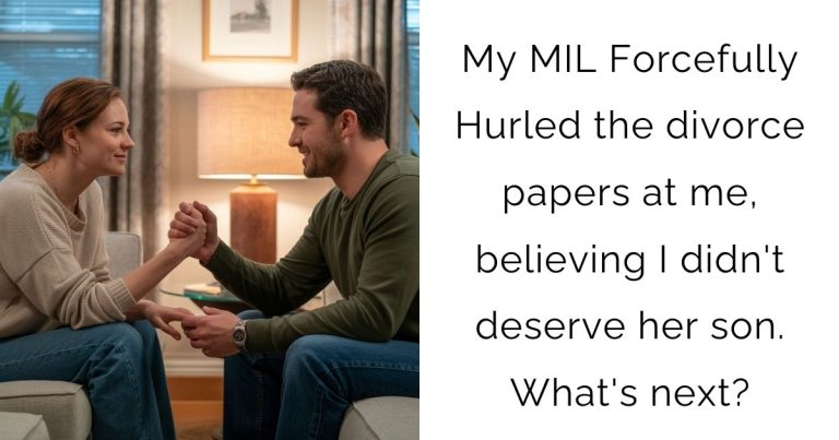 My MIL Forcefully Hurled the divorce papers at me, believing I didn’t deserve her son. What’s next?