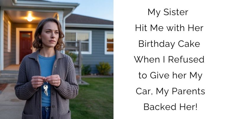 My Sister Hit Me with Her Birthday Cake When I Refused to Give her My Car, My Parents Backed Her!