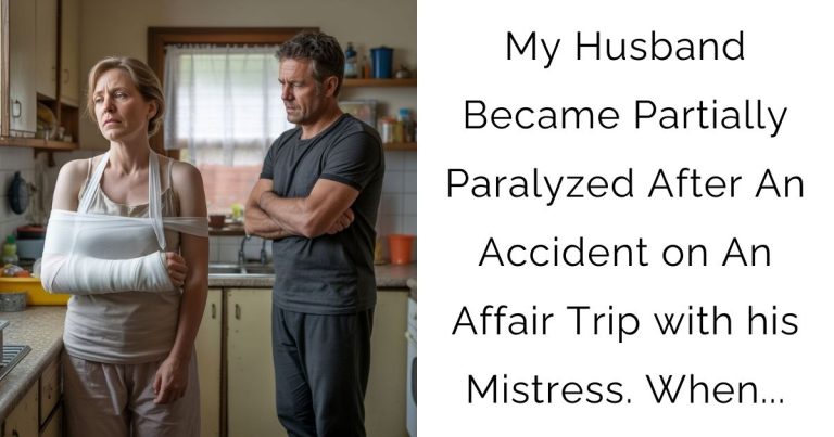 My Husband Became Partially Paralyzed After An Accident on An Affair Trip with his Mistress. When…