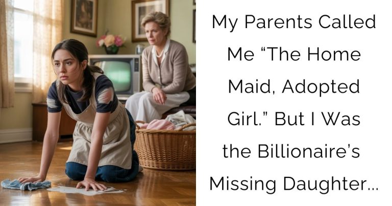 My Parents Called Me “The Home Maid, Adopted Girl.” But I Was the Billionaire’s Missing Daughter…