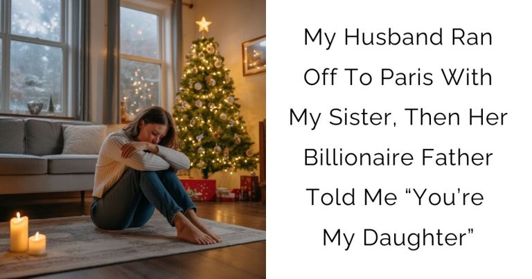 My Husband Ran Off To Paris With My Sister, Then Her Billionaire Father Told Me “You’re My Daughter”