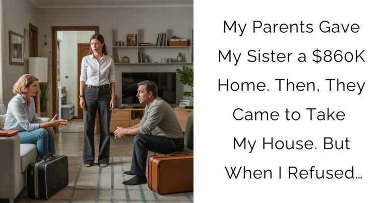 My Parents Gave My Sister a $860K Home. Then, They Came to Take My House. But When I Refused…