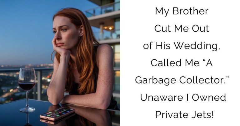 My Brother Cut Me Out of His Wedding, Called Me “A Garbage Collector.” Unaware I Owned Private Jets!