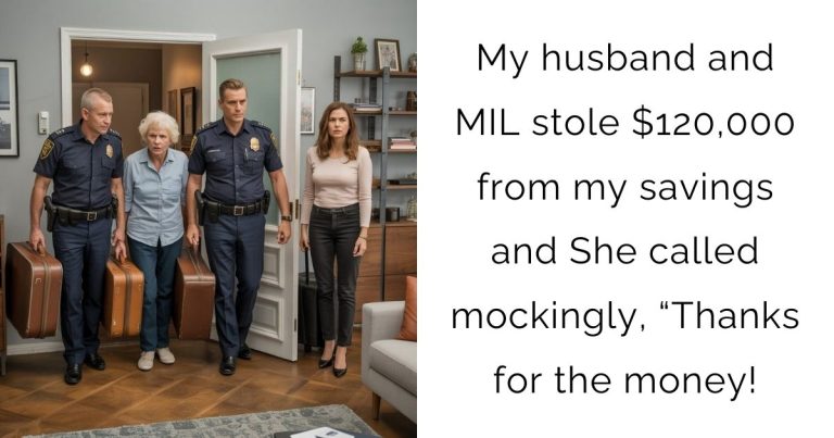 My husband and MIL stole $120,000 from my savings and She called mockingly, “Thanks for the money!