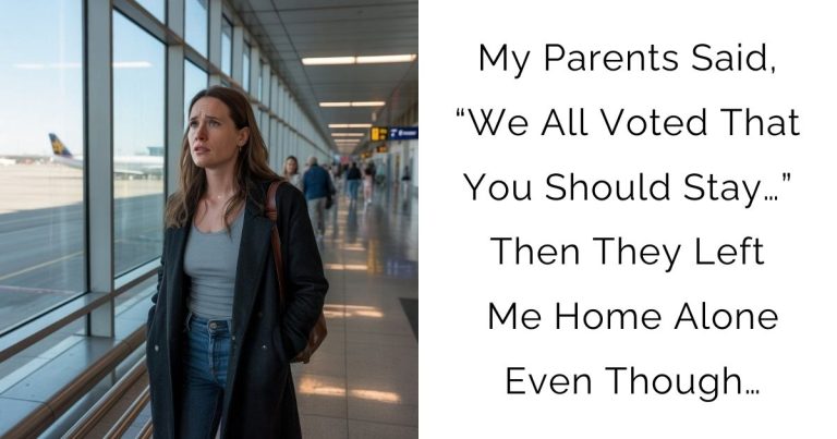 My Parents Said, “We All Voted That You Should Stay…” Then They Left Me Home Alone Even Though…