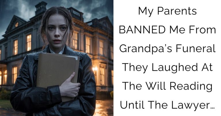 My Parents BANNED Me From Grandpa’s Funeral They Laughed At The Will Reading Until The Lawyer…