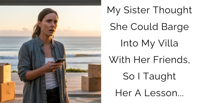 My Sister Thought She Could Barge Into My Villa With Her Friends, So I Taught Her A Lesson…