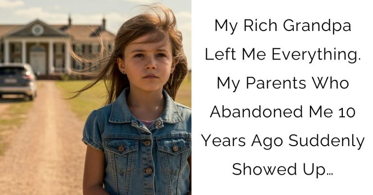 My Rich Grandpa Left Me Everything. My Parents Who Abandoned Me 10 Years Ago Suddenly Showed Up…