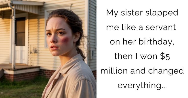 My sister slapped me like a servant on her birthday, then I won $5 million and changed everything…