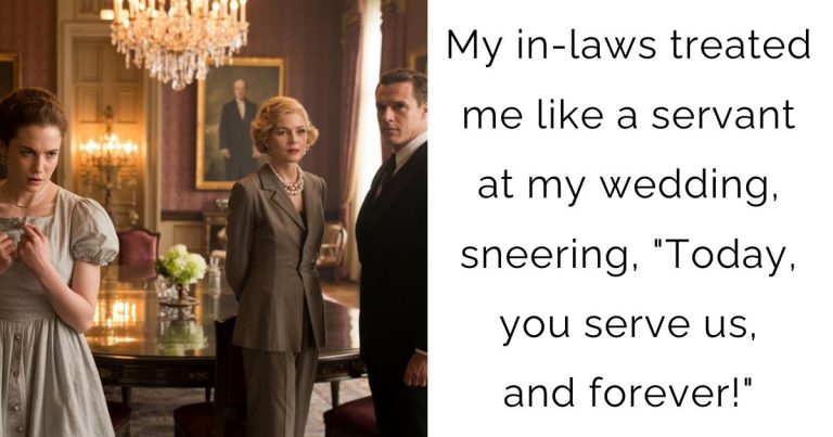 My in-laws treated me like a servant at my wedding, sneering, “Today, you serve us, and forever!”