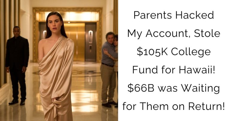 Parents Hacked My Account, Stole $105K College Fund for Hawaii! $66B was Waiting for Them on Return!