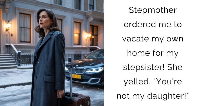 Stepmother ordered me to vacate my own home for my stepsister! She yelled, “You’re not my daughter!”
