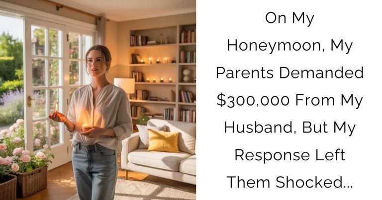 On My Honeymoon, My Parents Demanded $300,000 From My Husband, But My Response Left Them Shocked…