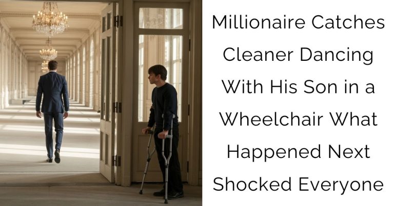 Millionaire Catches Cleaner Dancing With His Son in a Wheelchair What Happened Next Shocked Everyone