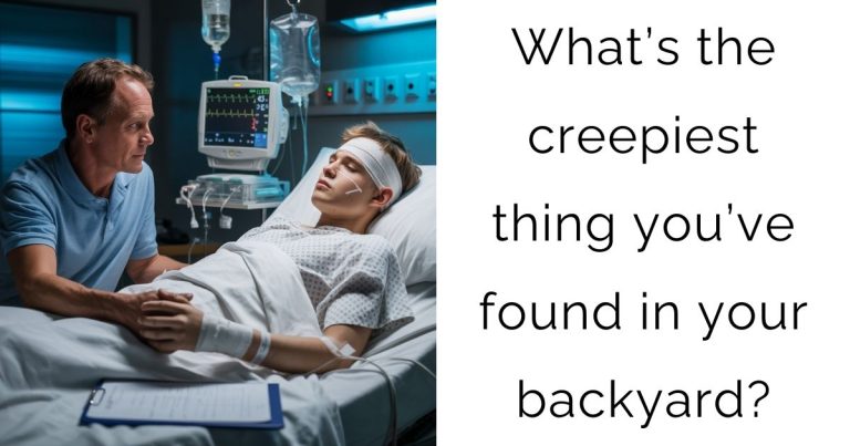 What’s the creepiest thing you’ve found in your backyard?