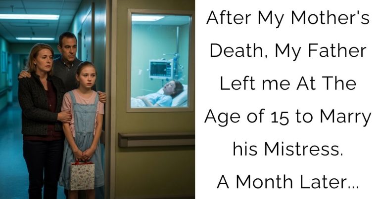 After My Mother’s Death, My Father Left me At The Age of 15 to Marry his Mistress. A Month Later…