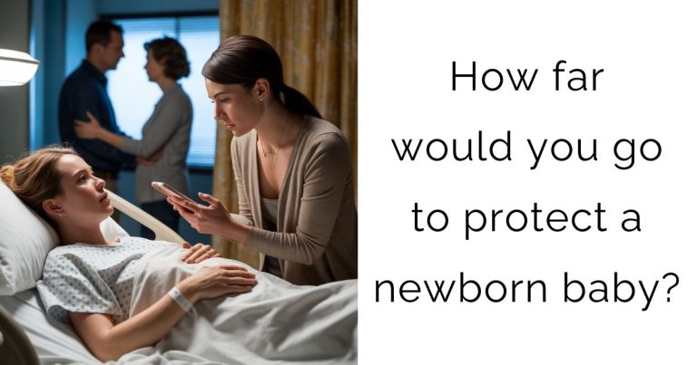 How far would you go to protect a newborn baby?