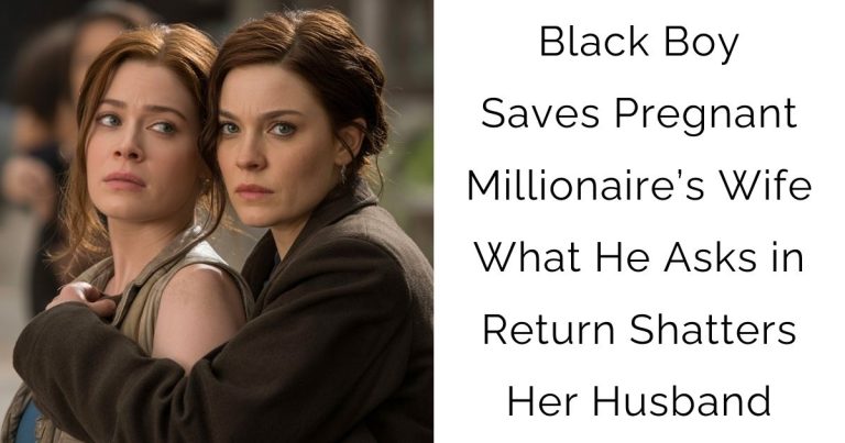 Black Boy Saves Pregnant Millionaire’s Wife What He Asks in Return Shatters Her Husband