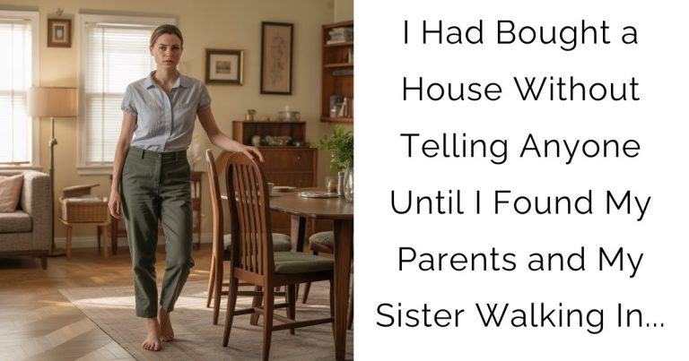 I Had Bought a House Without Telling Anyone Until I Found My Parents and My Sister Walking In…