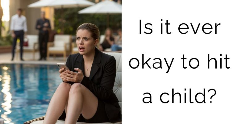 Is it ever okay to hit a child?
