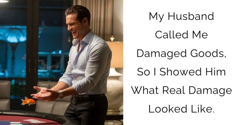 My Husband Called Me Damaged Goods, So I Showed Him What Real Damage Looked Like.