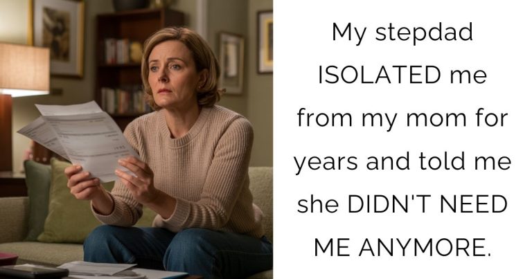 My stepdad ISOLATED me from my mom for years and told me she DIDN’T NEED ME ANYMORE.