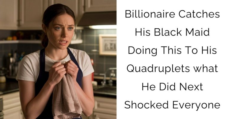 Billionaire Catches His Black Maid Doing This To His Quadruplets what He Did Next Shocked Everyone