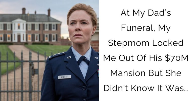 At My Dad’s Funeral, My Stepmom Locked Me Out Of His $70M Mansion But She Didn’t Know It Was…