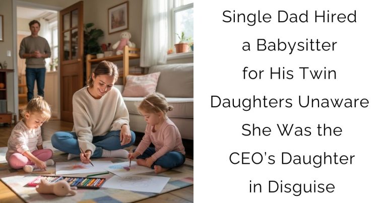 Single Dad Hired a Babysitter for His Twin Daughters—Unaware She Was the CEO’s Daughter in Disguise…