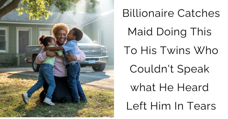 Billionaire Catches Maid Doing This To His Twins Who Couldn’t Speak—what He Heard Left Him In Tears