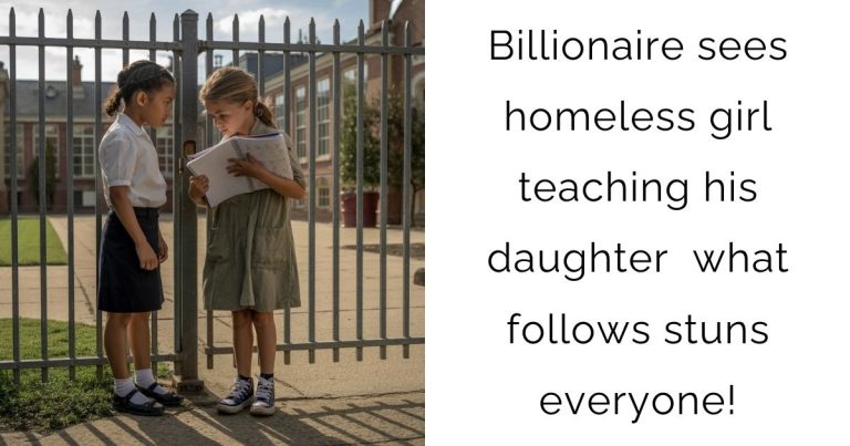 Billionaire sees homeless girl teaching his daughter — what follows stuns everyone!